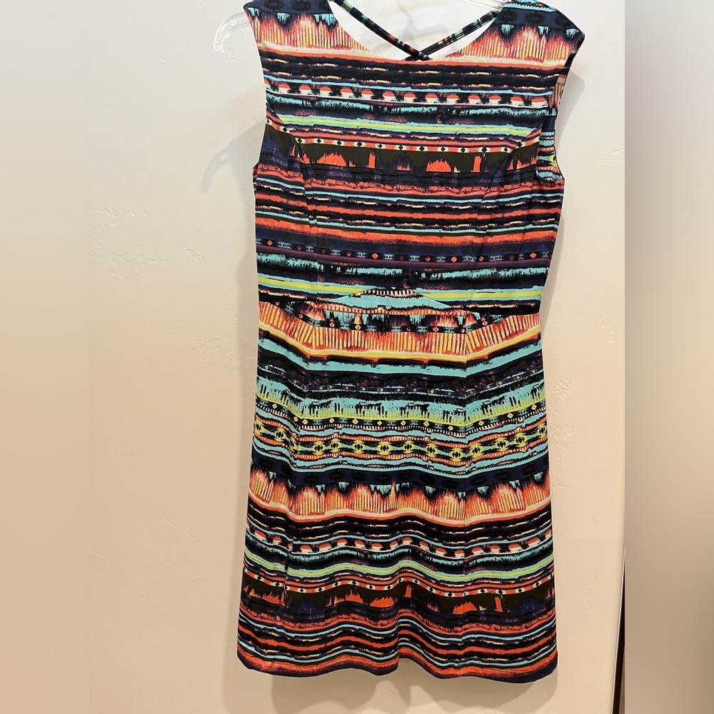 Title Nine Multicolor Stappy Back Dress